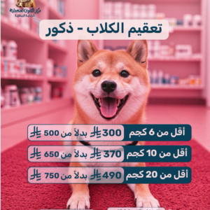 تعقيم الكلاب الذكور